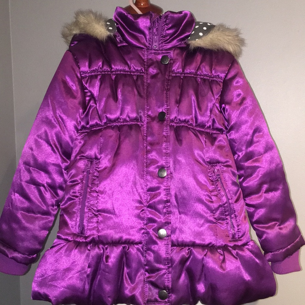 Shimmery purple jacket